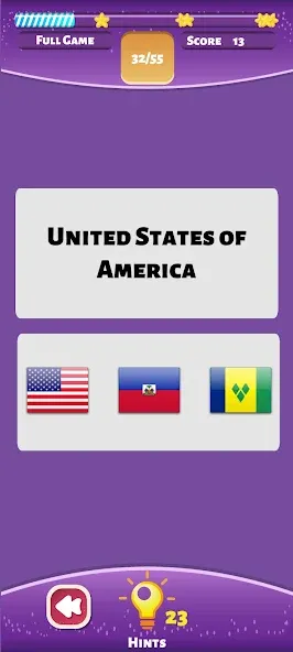 Country Flags World Quiz Game  [МОД Mega Pack] Screenshot 1