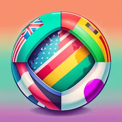 Взломанная Country Flags World Quiz Game  [МОД Mega Pack] - полная версия apk на Андроид