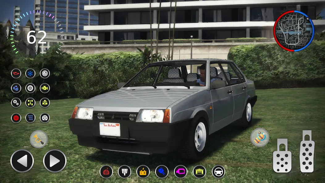 21099 Lada: Russian Racer Max  [МОД Unlimited Money] Screenshot 1