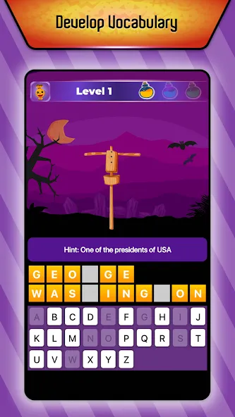 Online Hangman Word Game (Онлайн игра в слова Висельник)  [МОД Бесконечные монеты] Screenshot 5