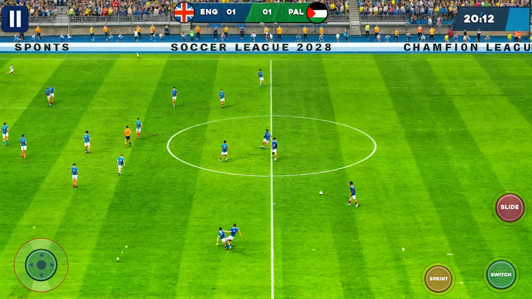 Soccer Games Football League (Соккер Геймс Футбол 2023)  [МОД Бесконечные деньги] Screenshot 1