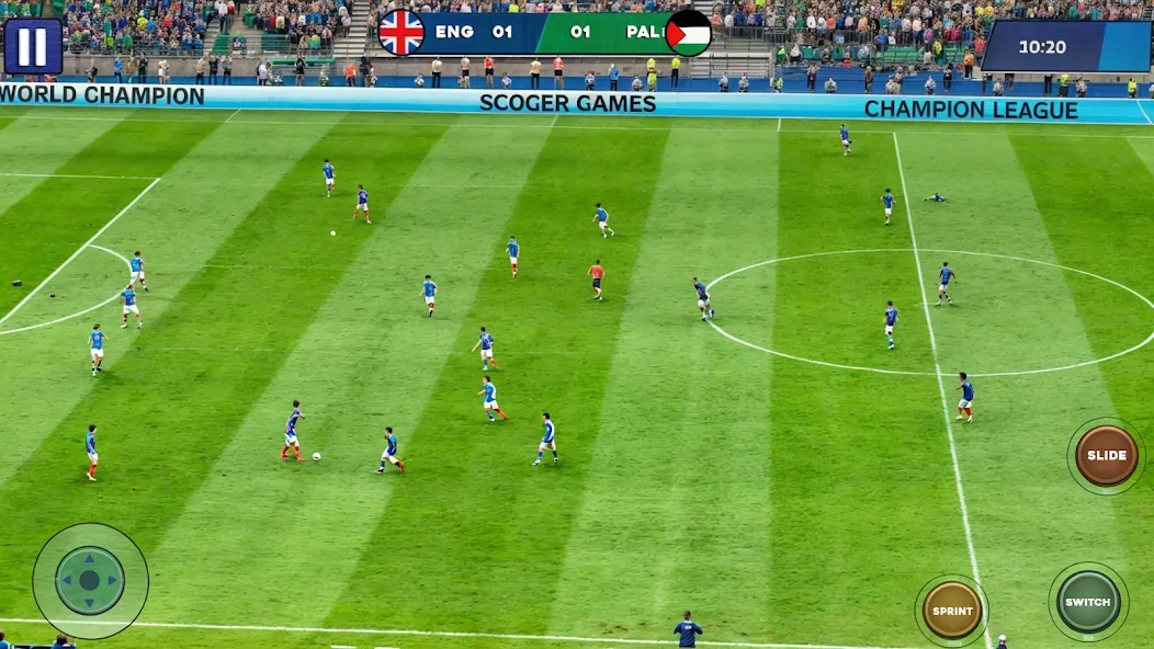 Soccer Games Football League (Соккер Геймс Футбол 2023)  [МОД Бесконечные деньги] Screenshot 2