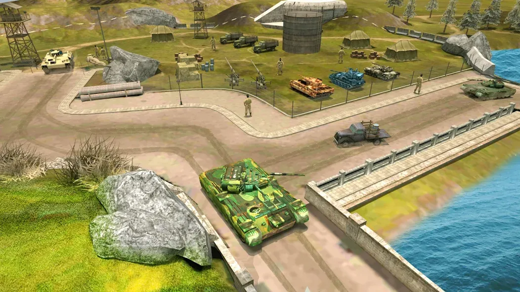 Tank Battle Army Games 2023  [МОД Все открыто] Screenshot 5