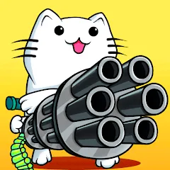 Скачать взломанную Stickman Cat Gun offline games  [МОД Все открыто] - стабильная версия apk на Андроид