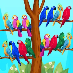 Взлом Bird Puzzle - Color Game  [МОД Unlimited Money] - последняя версия apk на Андроид