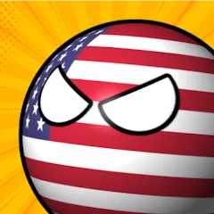 Скачать взломанную e-Sim Countryball Be President  [МОД Бесконечные деньги] - последняя версия apk на Андроид