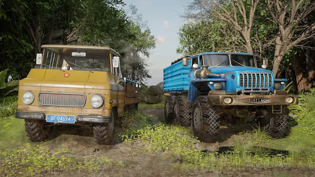 Offroad Mud Truck Driving Sim  [МОД Все открыто] Screenshot 3