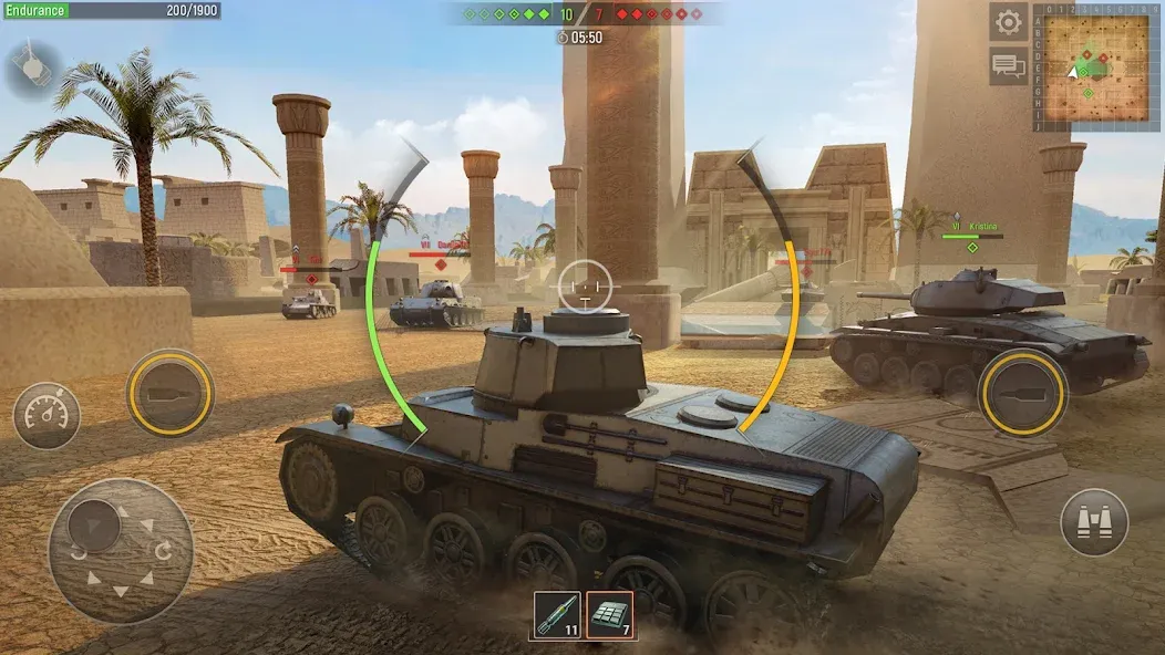 Battle Tanks: Tank Games WW2 (Бэтл Тэнкс)  [МОД Unlocked] Screenshot 3