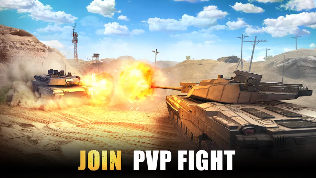 Tank Force: Tank games blitz  [МОД Меню] Screenshot 3