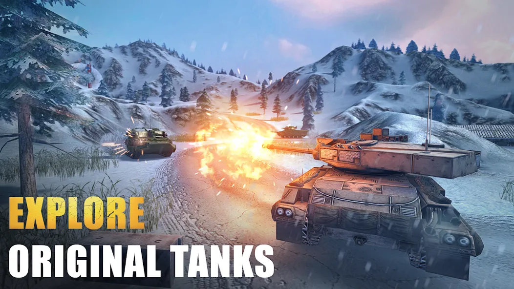 Tank Force: Tank games blitz  [МОД Меню] Screenshot 4