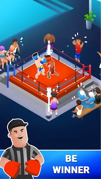 Boxing Gym Tycoon 3D: MMA Club (Боксерская Гимназия Тайкун 3D)  [МОД Много денег] Screenshot 2