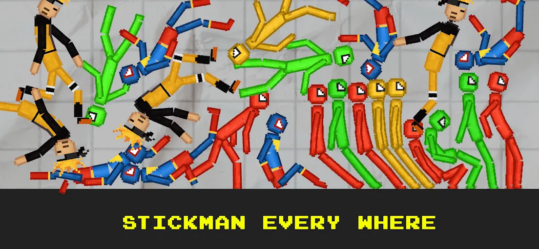 Stickman Playground (тикман Плейграунд)  [МОД Меню] Screenshot 5