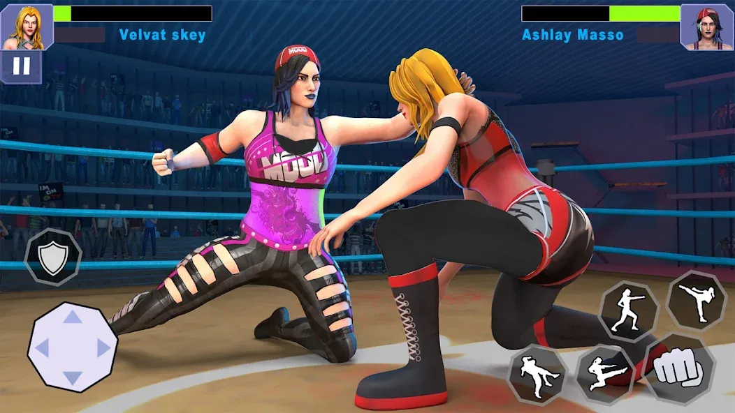 Bad Girls Wrestling Game  [МОД Много денег] Screenshot 4