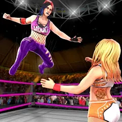 Скачать взломанную Bad Girls Wrestling Game  [МОД Много денег] - полная версия apk на Андроид