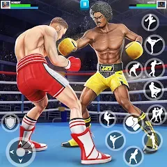 Скачать взломанную Punch Boxing Game: Ninja Fight  [МОД Menu] - последняя версия apk на Андроид