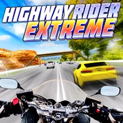 Скачать взлом Highway Rider Extreme - 3D Mot (Хайвей Райдер Экстрим)  [МОД Unlimited Money] - стабильная версия apk на Андроид