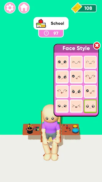 Famous Fashion - Dress Up Game (Фэймос Фэшн)  [МОД Много денег] Screenshot 5