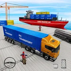 Взлом Cargo Transport Truck Driving (Грузовик перевозки грузов)  [МОД Меню] - стабильная версия apk на Андроид