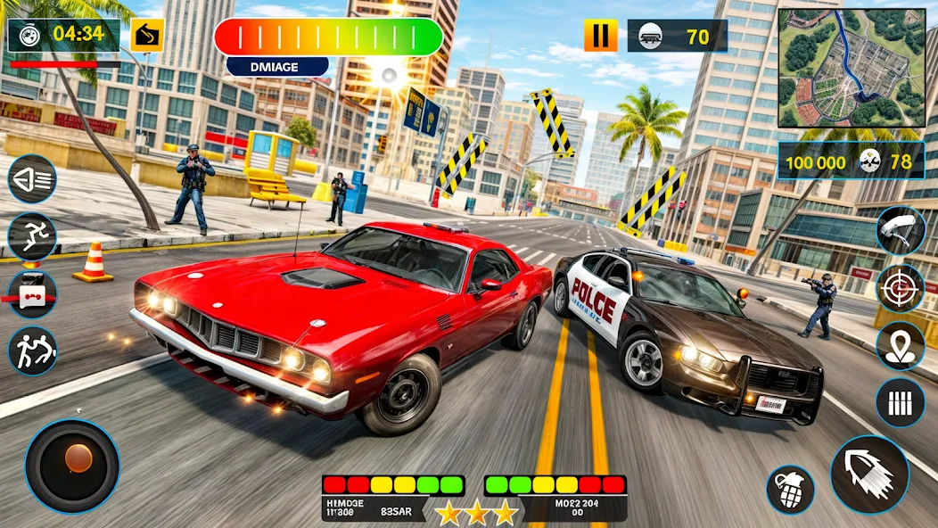 US Police Shooting Crime City  [МОД Menu] Screenshot 4