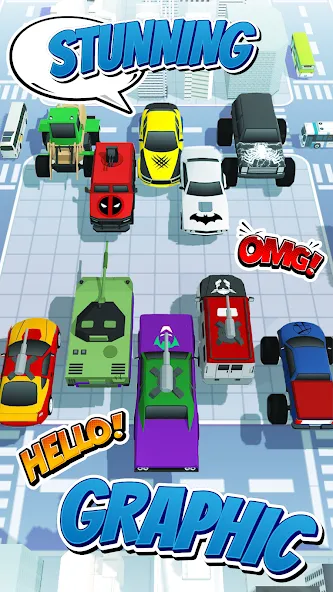 Superhero Car Merge Battle  [МОД Бесконечные деньги] Screenshot 4