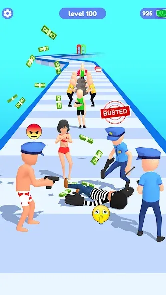 Thief Run Race 3D: Fun Race  [МОД Unlimited Money] Screenshot 4