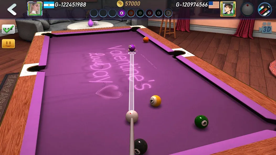 Real Pool 3D 2 (Риал Пул 3Д 2)  [МОД Mega Pack] Screenshot 4