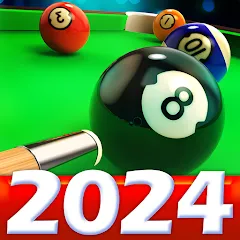 Взломанная Real Pool 3D 2 (Риал Пул 3Д 2)  [МОД Mega Pack] - последняя версия apk на Андроид