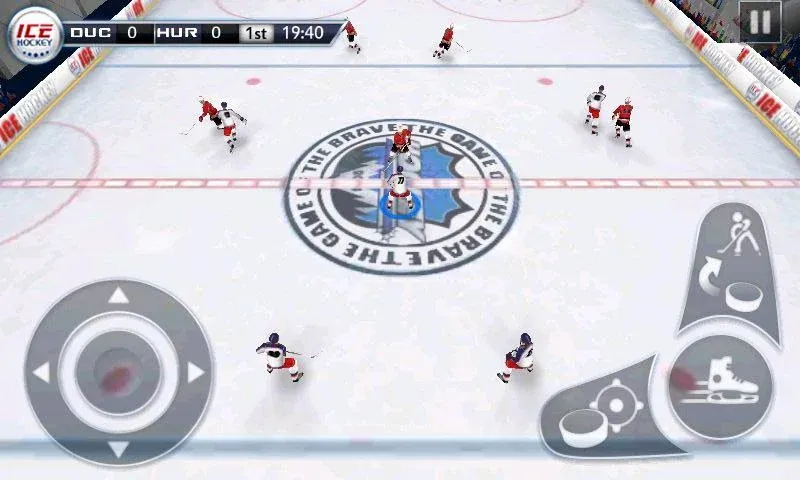 Ice Hockey 3D  [МОД Много денег] Screenshot 1