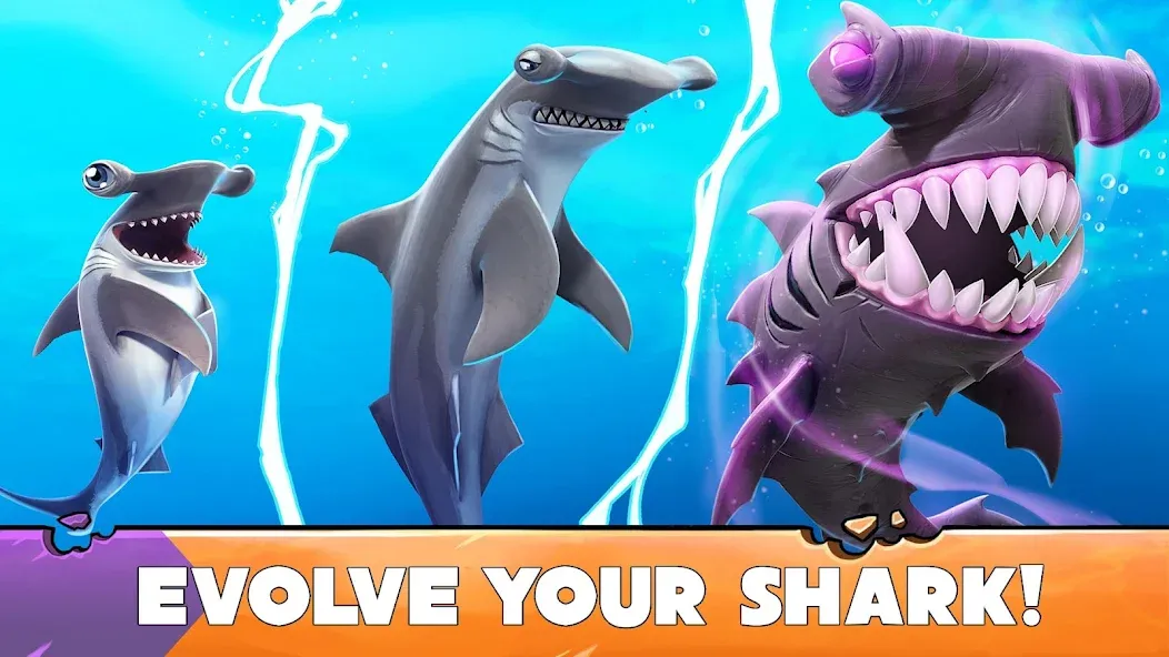 Hungry Shark Evolution (Хангри Шарк Эволюшн)  [МОД Menu] Screenshot 4