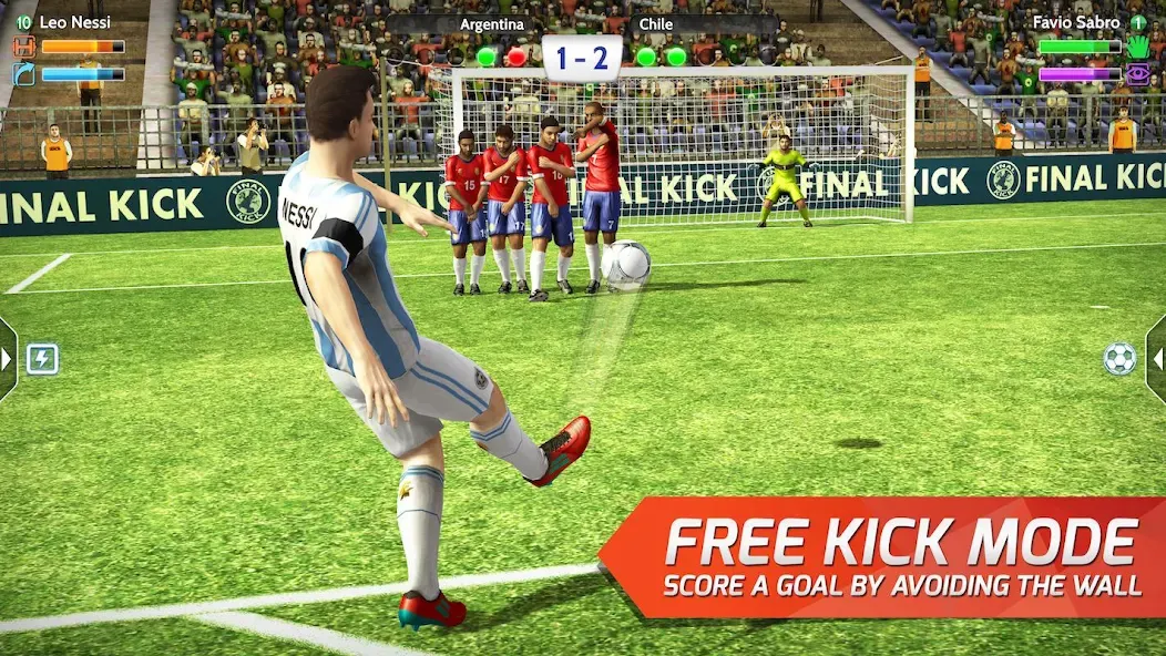 Final Kick: Online Soccer (Финаль кик)  [МОД Много монет] Screenshot 2