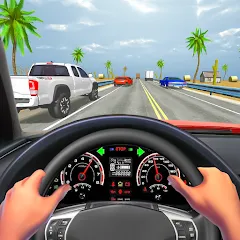 Взломанная Traffic Racing In Car Driving (Трафик Рейсинг Ин Кар Драйвинг)  [МОД Menu] - последняя версия apk на Андроид