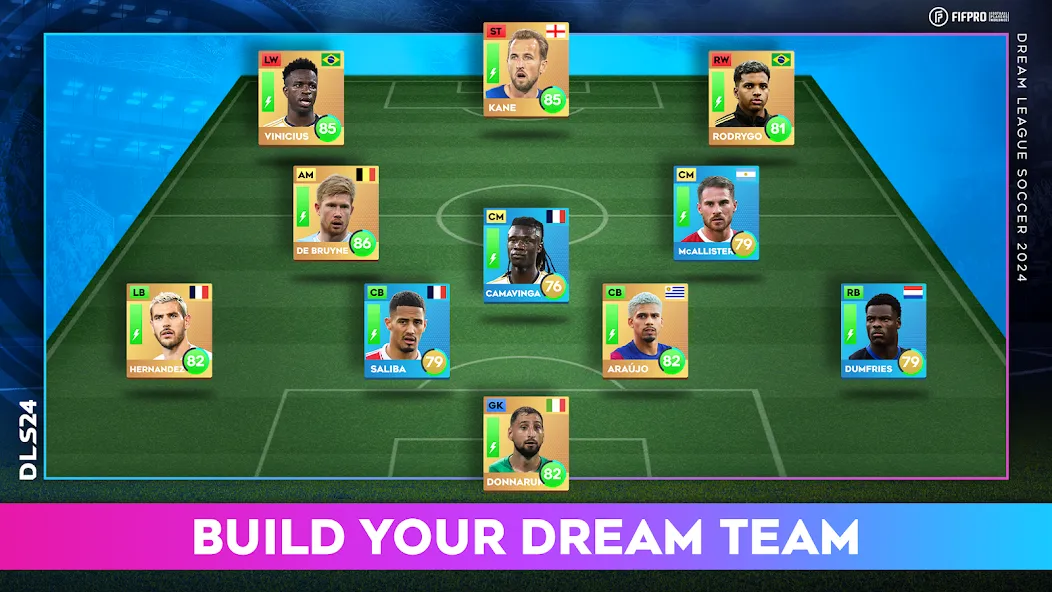 Dream League Soccer 2024 (Дрим Лиг Соккер 2023)  [МОД Все открыто] Screenshot 4