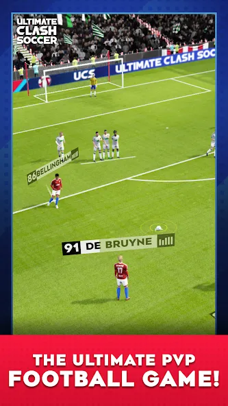 Ultimate Clash Soccer (Ултимейт Драфт Соккер)  [МОД Бесконечные деньги] Screenshot 1