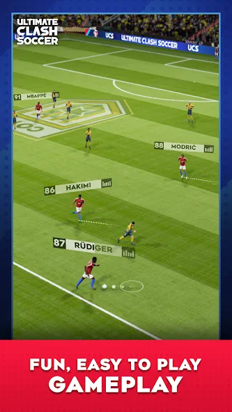 Ultimate Clash Soccer (Ултимейт Драфт Соккер)  [МОД Бесконечные деньги] Screenshot 3