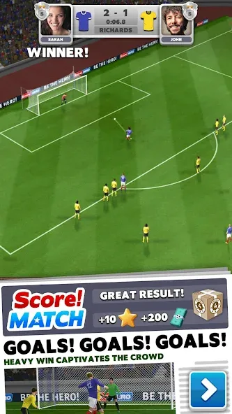 Score! Match - PvP Soccer  [МОД Меню] Screenshot 1