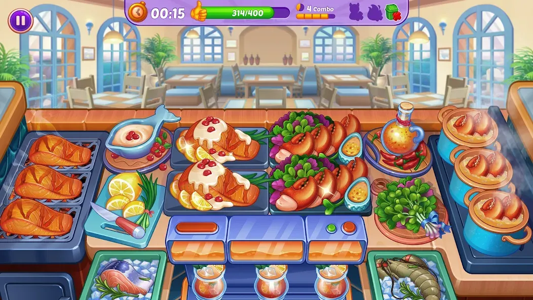 Cooking Crush - Cooking Game (Кукинг Краш)  [МОД Unlimited Money] Screenshot 2