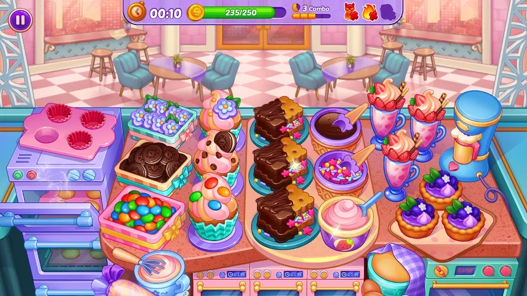 Cooking Crush - Cooking Game (Кукинг Краш)  [МОД Unlimited Money] Screenshot 3