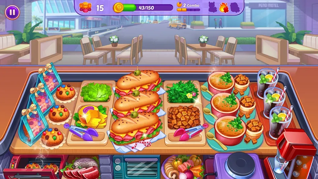 Cooking Crush - Cooking Game (Кукинг Краш)  [МОД Unlimited Money] Screenshot 4