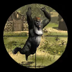 Взлом Gorilla Hunter: Hunting games (Горилла Хантер)  [МОД Unlimited Money] - полная версия apk на Андроид