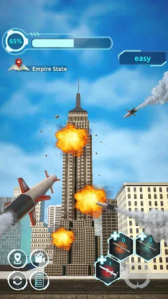 City Demolish: Rocket Smash! (Сити Демолиш)  [МОД Бесконечные деньги] Screenshot 1