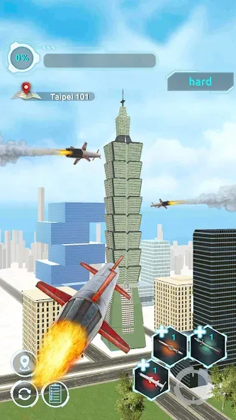 City Demolish: Rocket Smash! (Сити Демолиш)  [МОД Бесконечные деньги] Screenshot 2