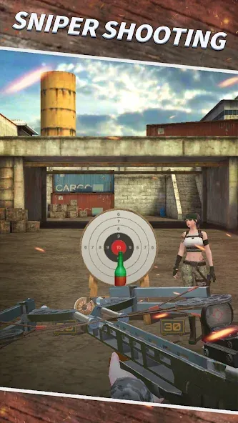 Sniper Shooting : 3D Gun Game  [МОД Unlimited Money] Screenshot 2