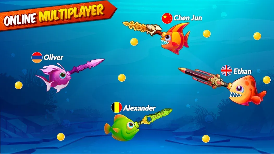 Big Eat Fish Games Shark Games  [МОД Mega Pack] Screenshot 4