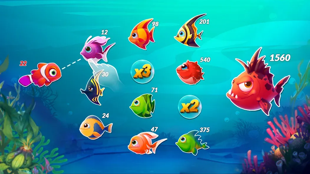 Big Eat Fish Games Shark Games  [МОД Mega Pack] Screenshot 5