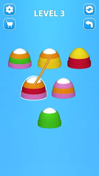 Cozy Knitting: Sorting games (Кози Ниттинг)  [МОД Бесконечные деньги] Screenshot 1