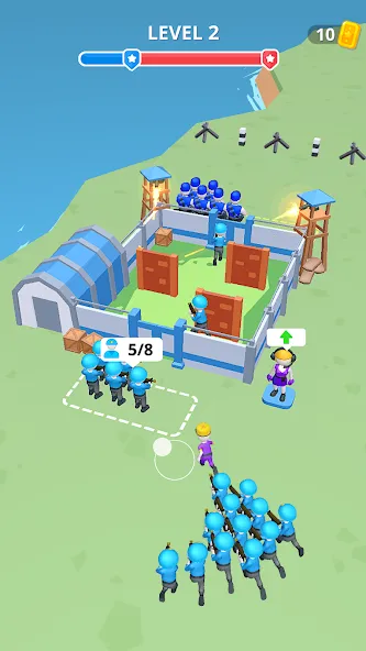 Army War Camp—Battle Game  [МОД Menu] Screenshot 2