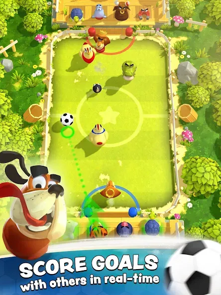 Rumble Stars Football (Рамбл Старс)  [МОД Много денег] Screenshot 1