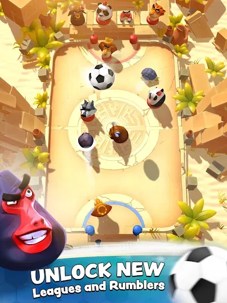 Rumble Stars Football (Рамбл Старс)  [МОД Много денег] Screenshot 2