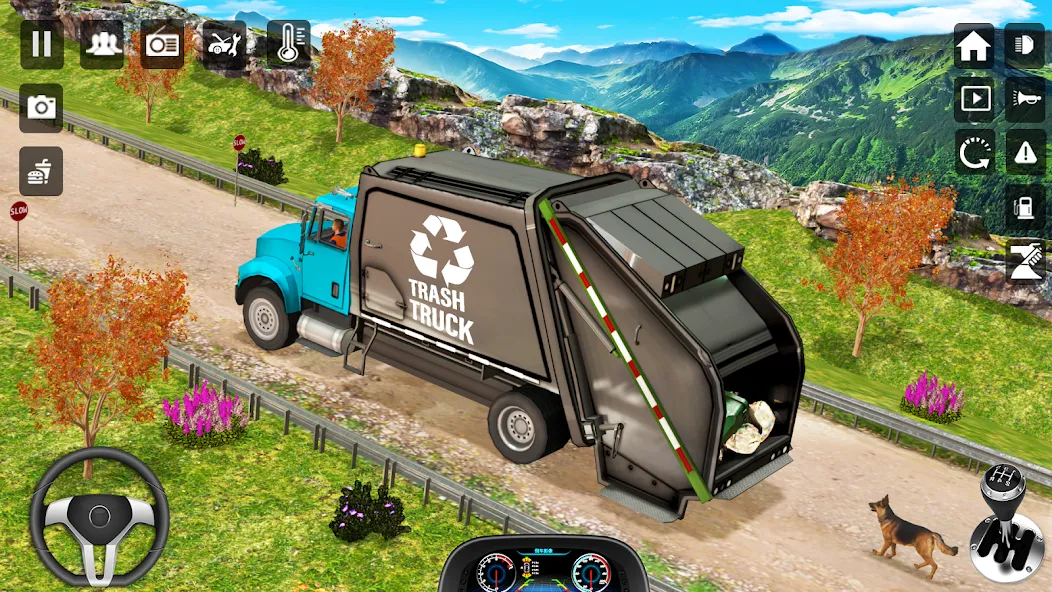 Trash Truck Games Simulator 3D  [МОД Много монет] Screenshot 2