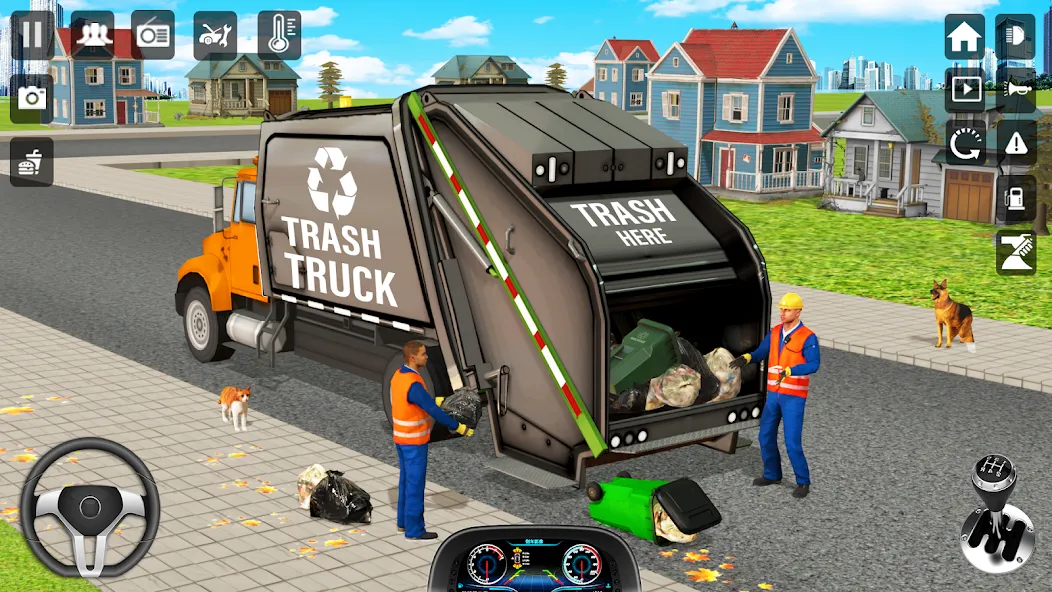 Trash Truck Games Simulator 3D  [МОД Много монет] Screenshot 4